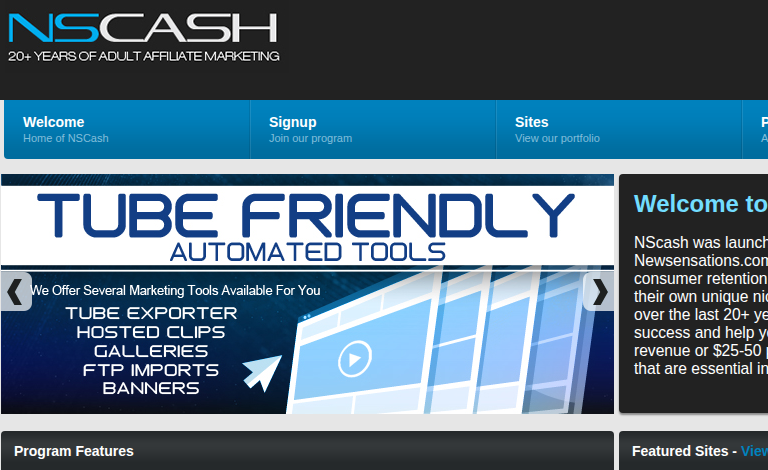 NScash Affiliate Program Review: Earn Big with New Sensations Adult Network